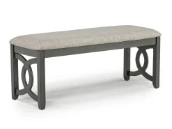 Gia Dining Table, 4 Chairs & Bench In Light Brown