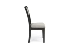 Gia Round Dining Table & 4 Chairs In Dark Brown