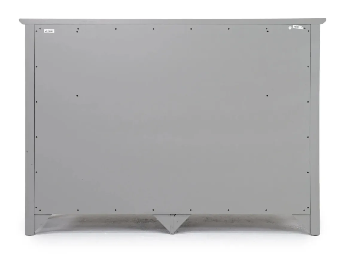 Grace Dresser In Elephant Gray