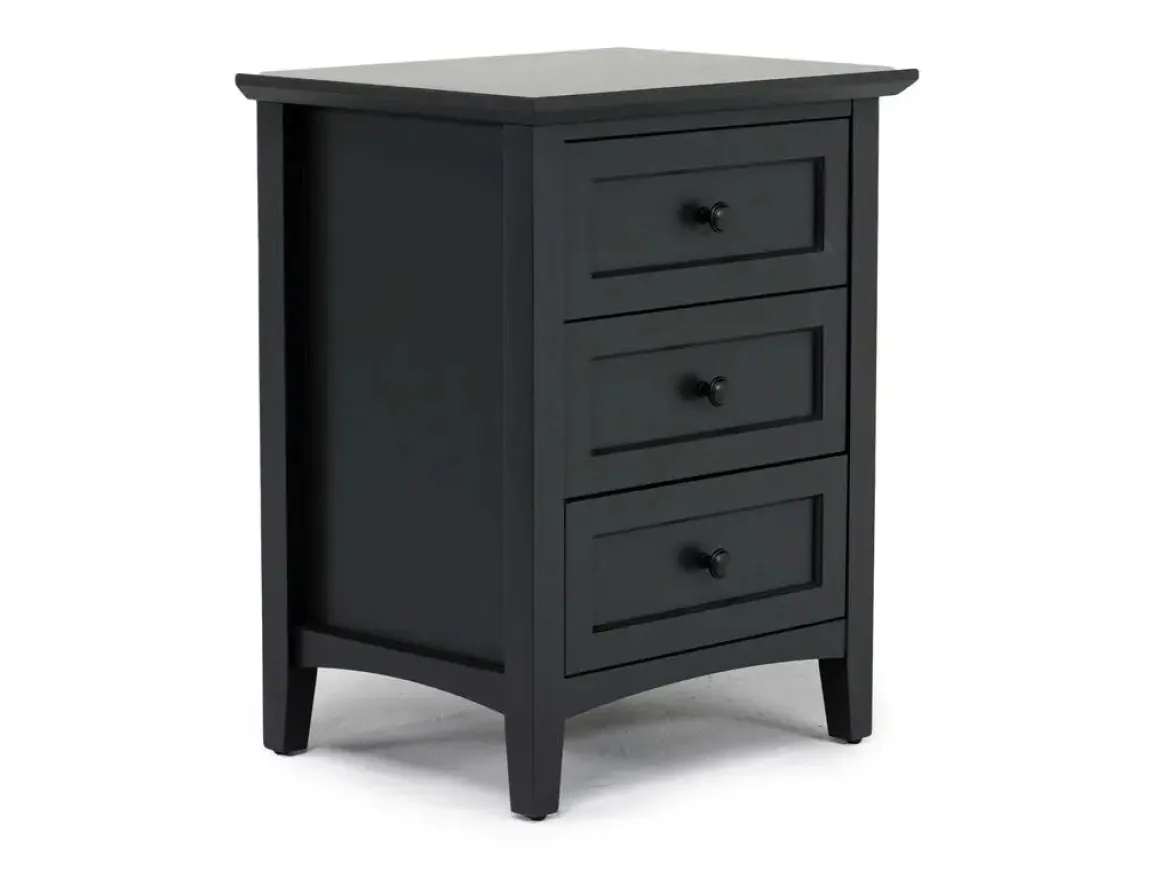 Grace Panel Bed, Dresser, Mirror & Nightstand In Snowfall, Full