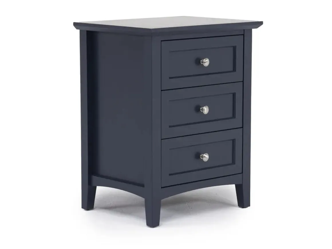 Grace Panel Bed, Dresser, Mirror & Nightstand In Snowfall, Full