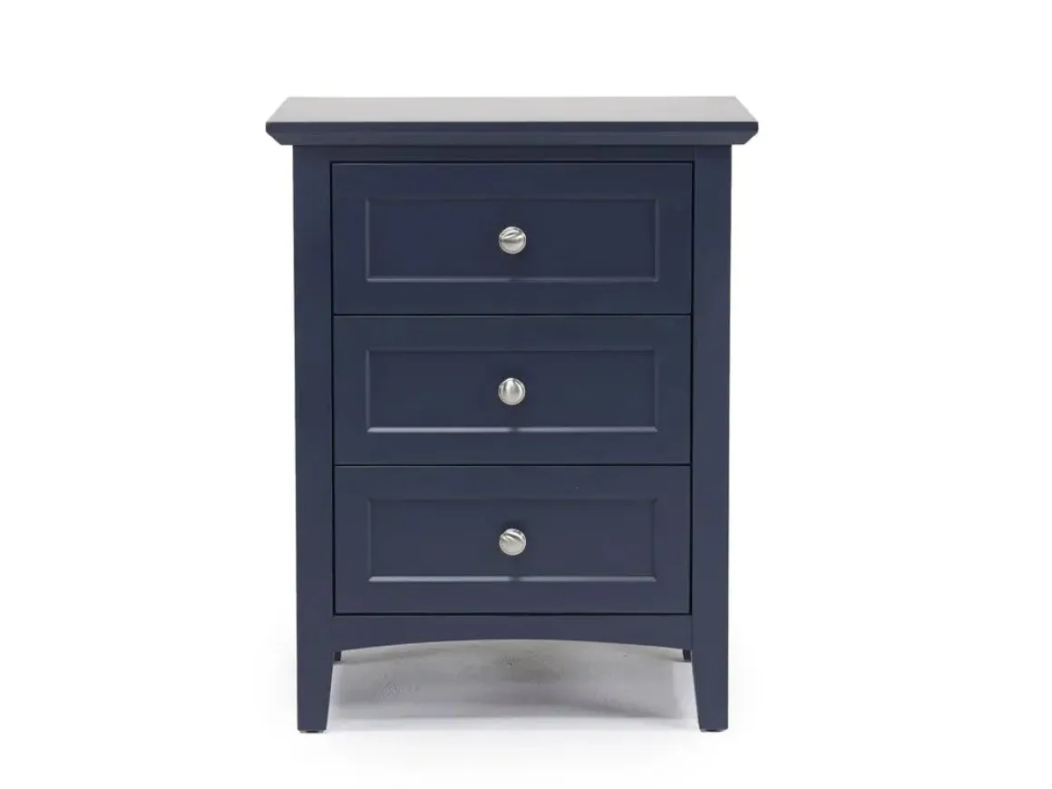 Grace Panel Bed, Dresser, Mirror & Nightstand In Snowfall, Full