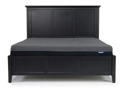 Grace Panel Bed, Dresser, Mirror & Nightstand In Snowfall, Full