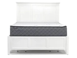 Grace Storage Bed, Dresser, Mirror & Nightstand In Snowfall, Full