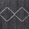 Granada Luna Rug In Diamond Black, 5’ X 8’