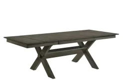 Gulliver Dining Table, 4 Chairs & Bench In Rustic Brown
