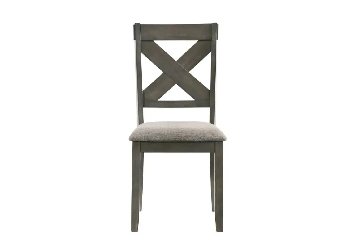 Gulliver Side Chair In Rustic Brown, Set Of 2