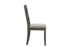 Gulliver Side Chair In Rustic Brown, Set Of 2