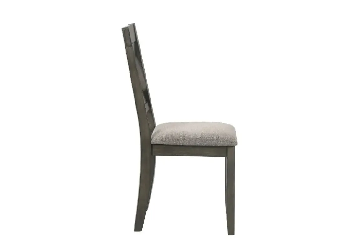 Gulliver Side Chair In Rustic Brown, Set Of 2