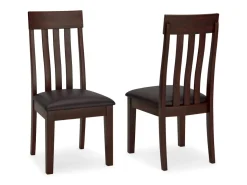 Haddigan Extendable Dining Table & 4 Chairs In Dark Brown