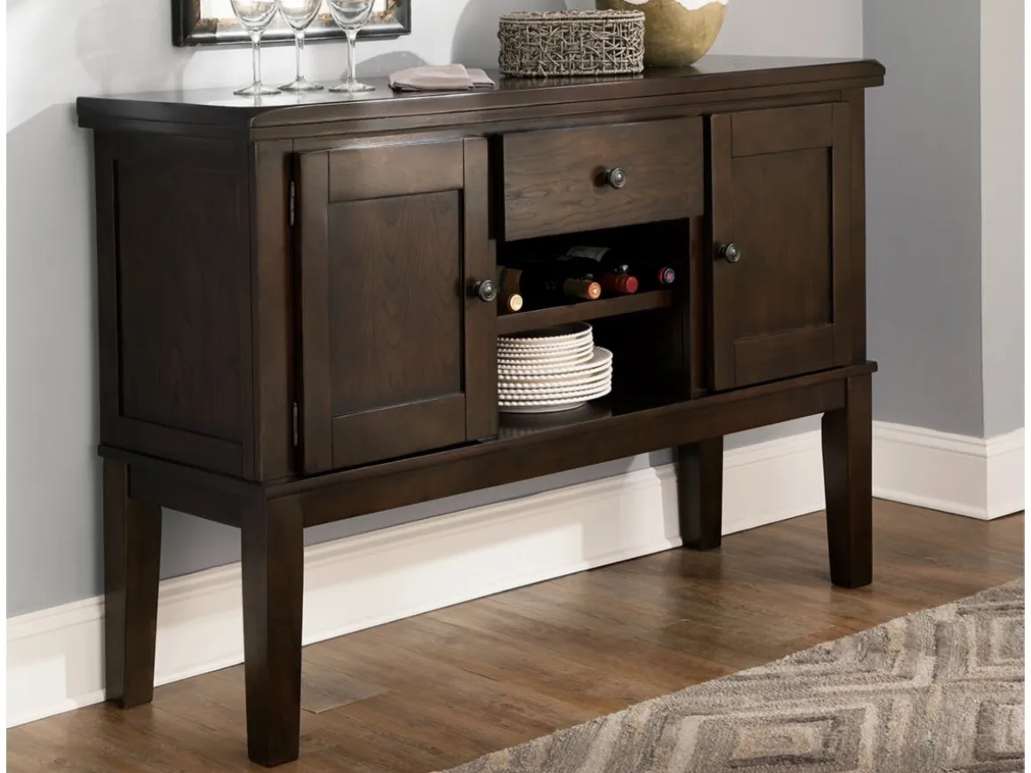 Haddigan Server In Dark Brown