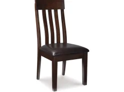 Haddigan Side Chair In Dark Brown, Set Of 2