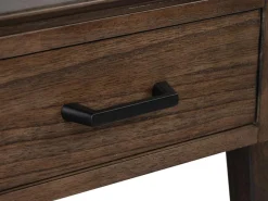 Hallie Lift Top Coffee Table In Milk Chocolate/Dark Chocolate