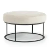 Harvey Accent Ottoman In Romo Linen