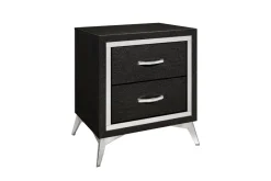 Huxley Panel Bed, Dresser, Mirror & Nightstand In Gray, Full