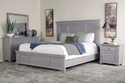 Jamestown Panel Bed In Gray, Queen
