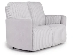 Jessica 2 Power Sofa & Loveseat In Presley Fog/Charlotte Mist
