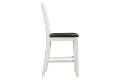 Kona Square Counter Height Dining Table & 4 Stools In Gray
