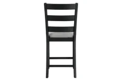 Kona Square Counter Height Dining Table & 4 Stools In Gray