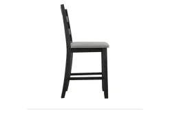 Kona Square Counter Height Dining Table & 4 Stools In Gray