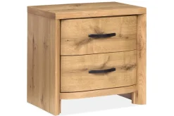 Laramie Panel Bed, Dresser, Mirror & 2 Drawer Nightstand In Honey Wheat, Queen
