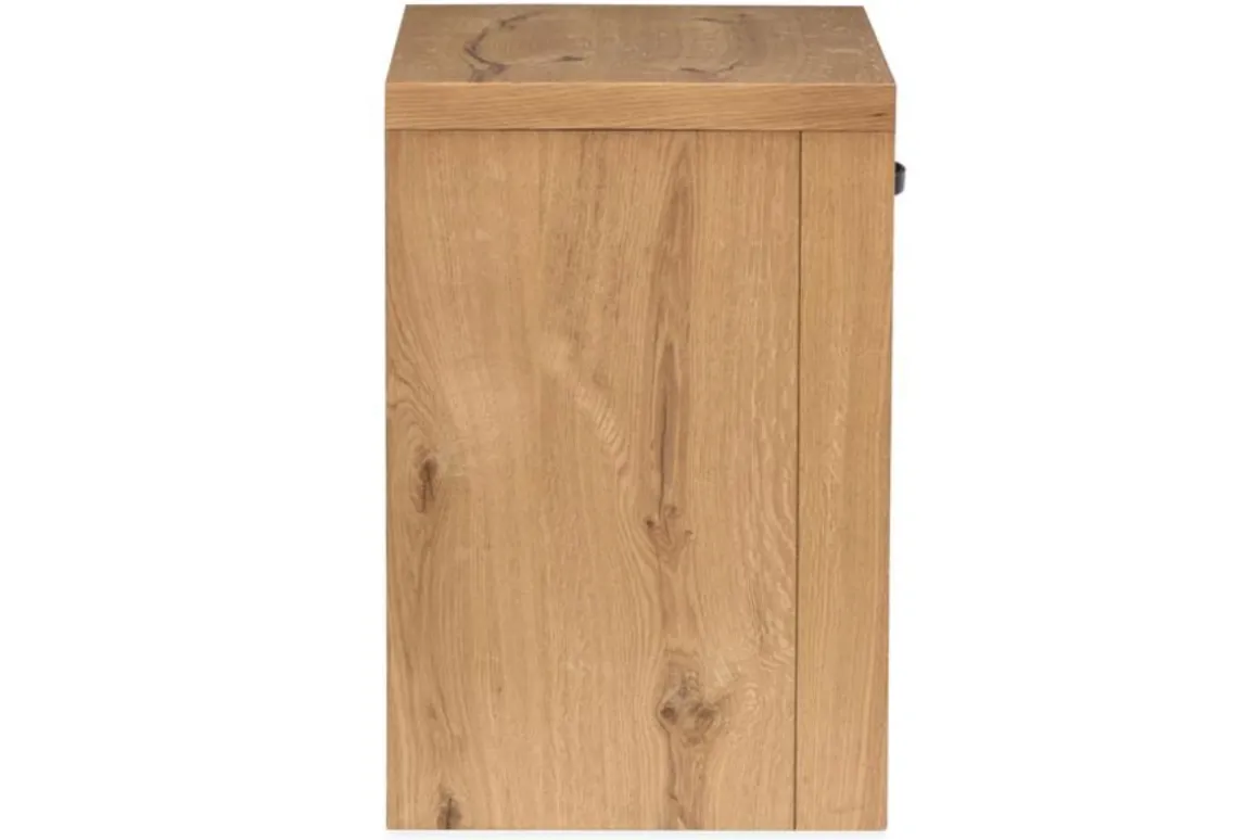 Laramie Panel Bed, Dresser, Mirror & 2 Drawer Nightstand In Honey Wheat, Queen