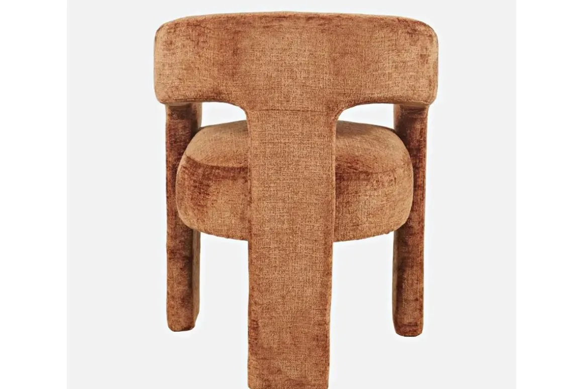 Leslie Side Chair In Rust