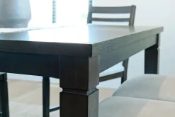 Lincoln Dining Table & 6 Chairs In Dark Espresso