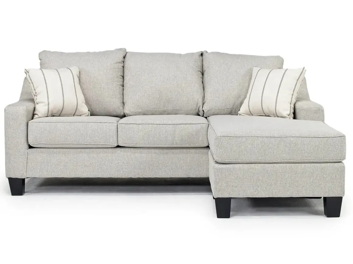 Lucy Reversible Sofa Chaise In Splash Charcoal