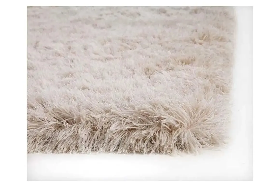 Luxe Shag Cloud Rug In Ivory, 5’ X 8’