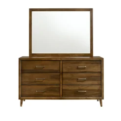 Malibu Mirror In Walnut