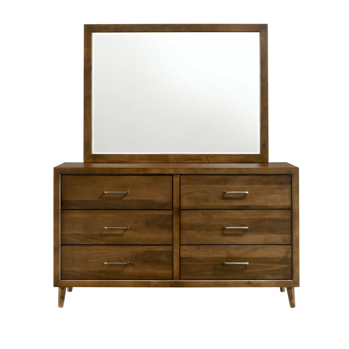 Malibu Mirror In Walnut