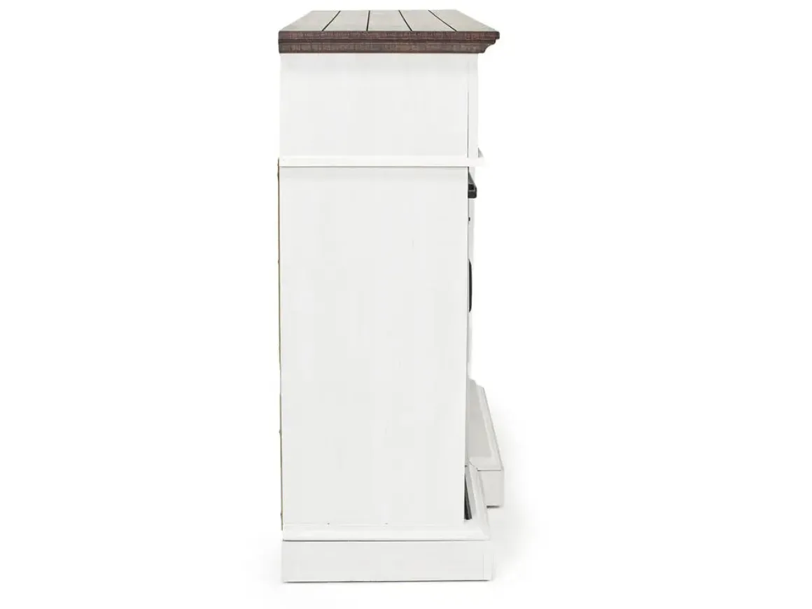 Manning Bluetooth Console In Brown, 68 Inch