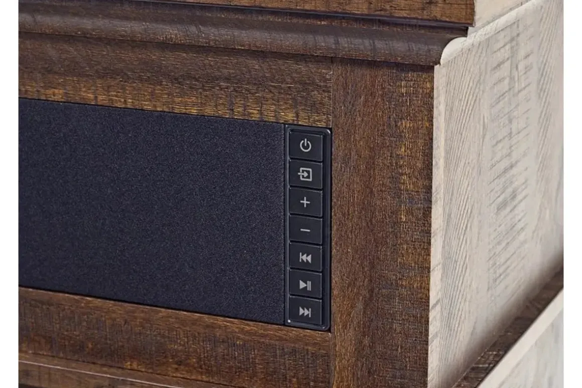 Manning Bluetooth Console In Brown, 68 Inch