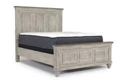 Mariana Bed, Dresser, Mirror & Nightstand In Vintage Creme, Queen