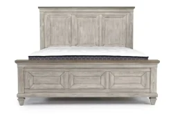 Mariana Bed, Dresser, Mirror & Nightstand In Vintage Creme, Queen