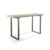 Mario Sofa Table In Travertine
