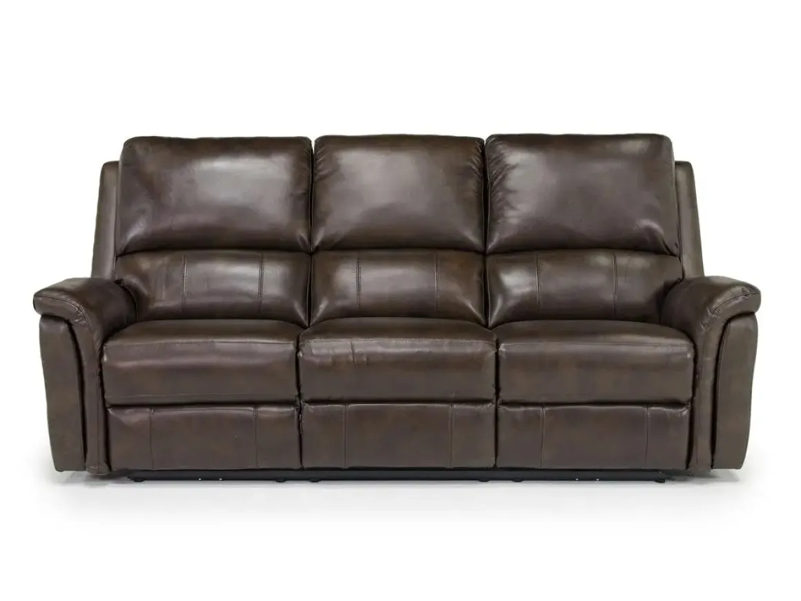 Martina 2 Power Sofa & Loveseat In Dark Brown