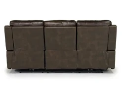 Martina 2 Power Sofa & Loveseat In Dark Brown