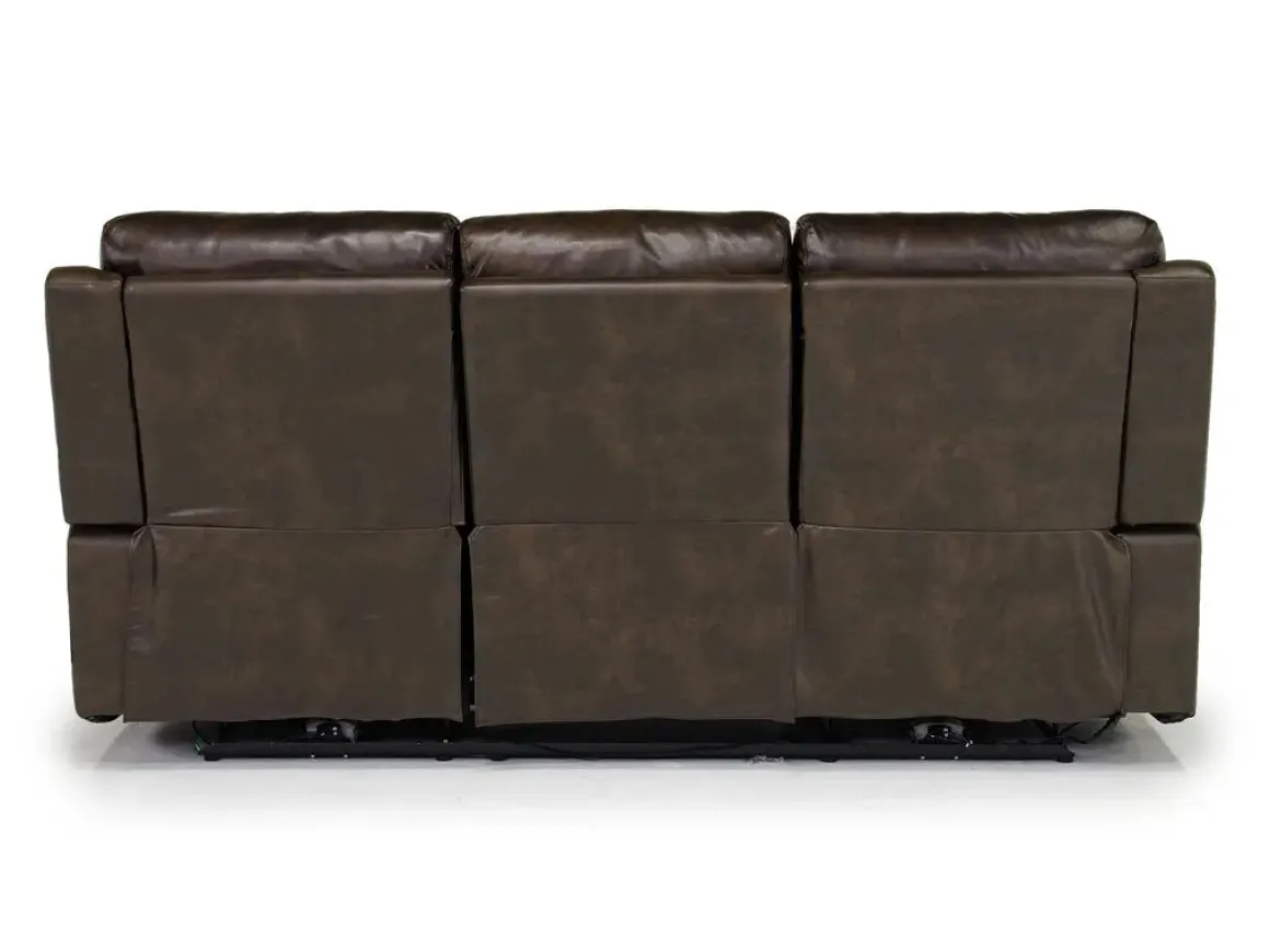 Martina 2 Power Sofa & Loveseat In Dark Brown
