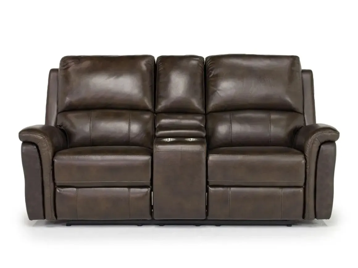 Martina Reclining Sofa & Loveseat In Dark Brown