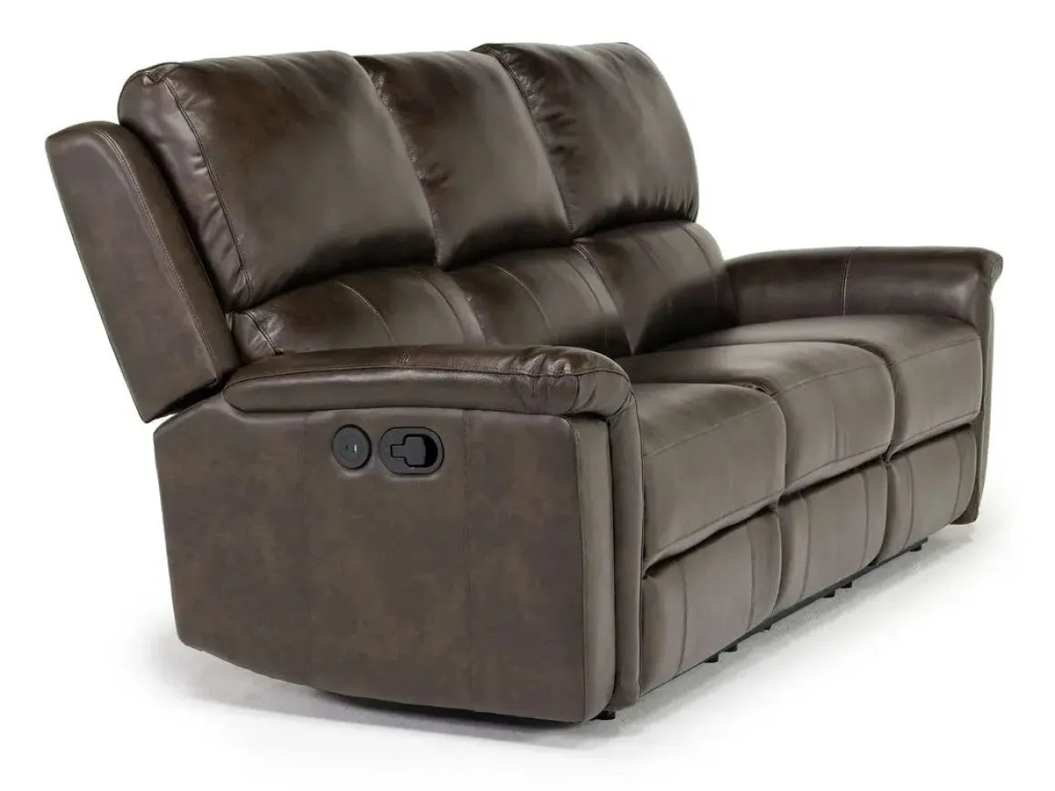 Martina Reclining Sofa In Dark Brown