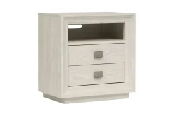Maxime 2 Drawer Nightstand W/ Usb In Sugar