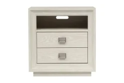 Maxime Storage Bed, Dresser, Mirror & Nightstand In Sugar, Full