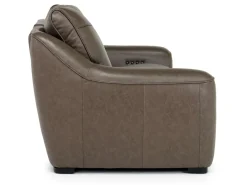 Mayflower 2 Power Loveseat In Seville Umber Leather