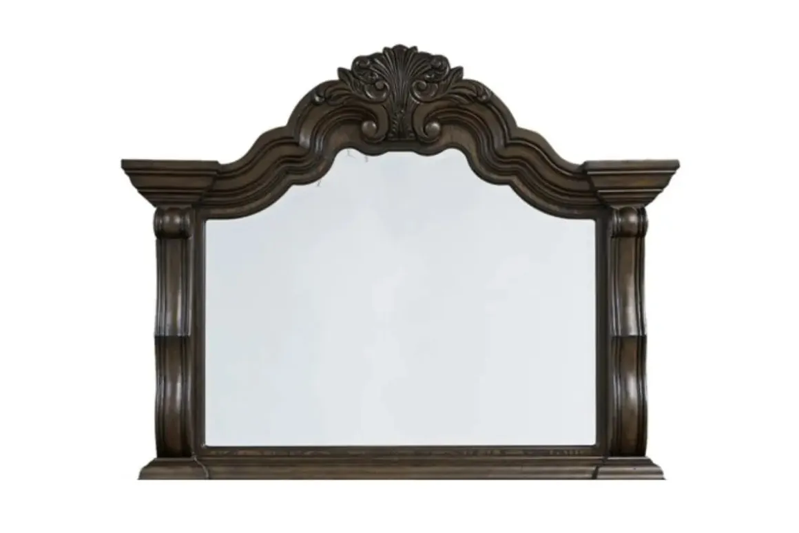 Maylee Mirror In Dark Brown