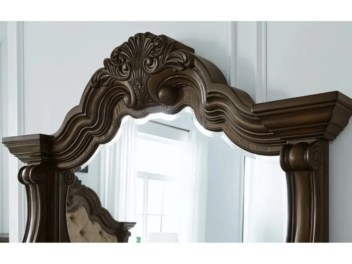 Maylee Mirror In Dark Brown