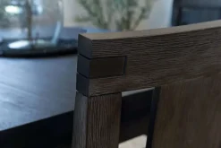 Meadow Extendable Dining Table & 4 Chairs In Brown