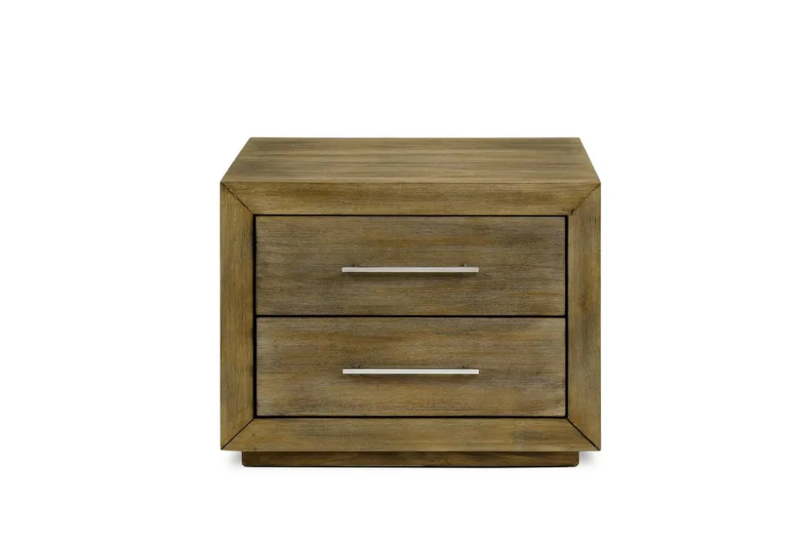 Melbourne Panel Bed, Dresser, Mirror & Nightstand In Brown Mel, Full