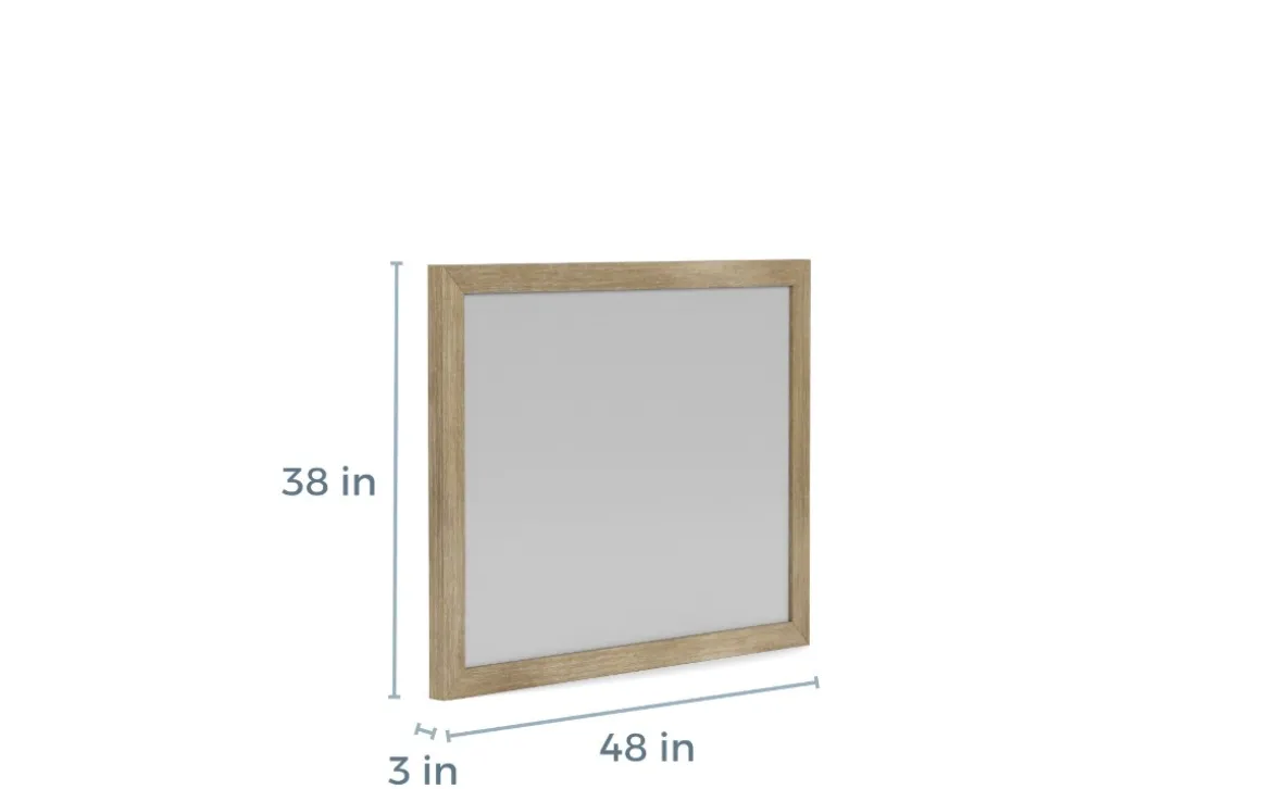 Melbourne Panel Bed, Dresser, Mirror & Nightstand In Brown Mel, Full